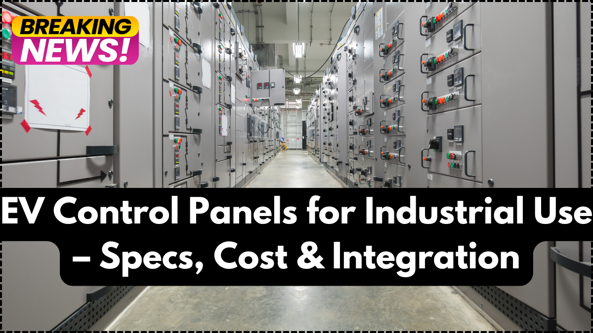 EV Control Panels for Industrial Use – Specs, Cost & Integration