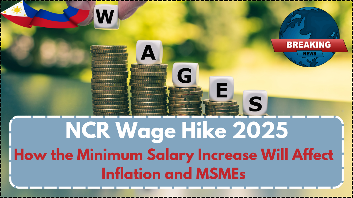NCR Wage Hike 2025 – How the Minimum Salary Increase Will Affect Inflation and MSMEs