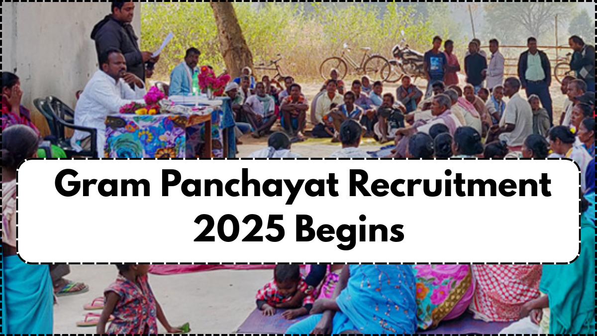 Gram Panchayat Recruitment 2025 Begins – Village-Level Clerk Vacancies & Eligibility