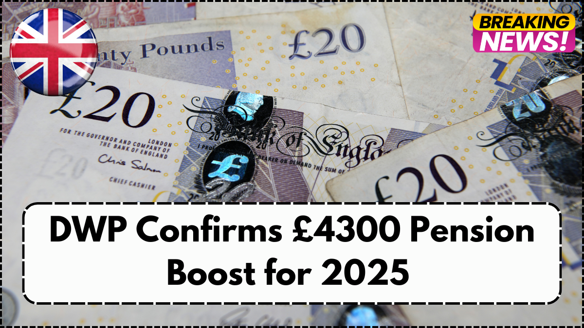 DWP Confirms £4300 Pension Boost for 2025 – Who’s Getting It?