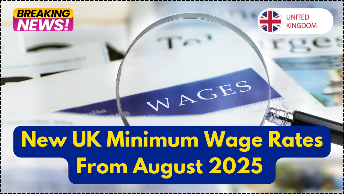 New UK Minimum Wage Rates From August 2025 – Full Breakdown by Age Group