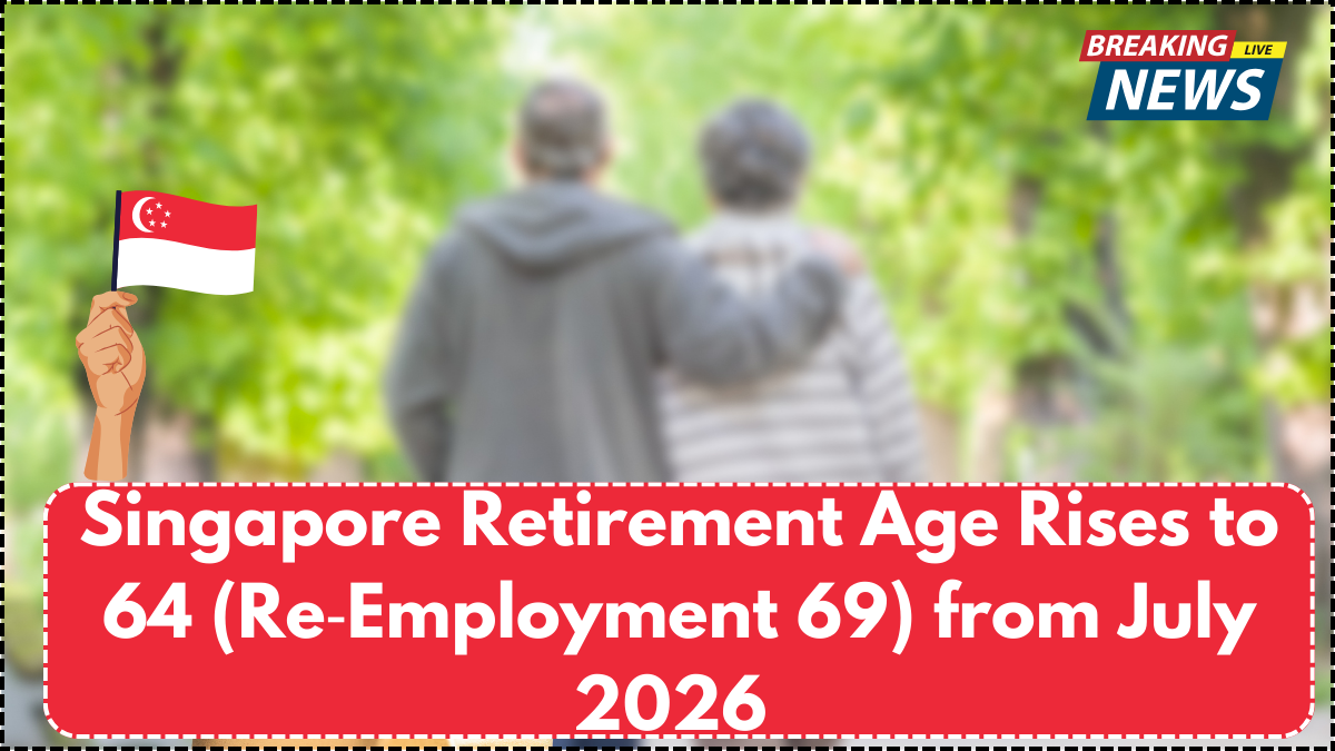 Singapore Retirement Age Rises to 64 (Re‑Employment 69) from July 2026 — Full Guide