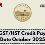 CRA GST/HST Credit Payment Date October 2025: Amount, Eligibility & Direct Deposit Info