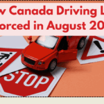 New Canada Driving Law Enforced in August 2025 – What Drivers Must Know