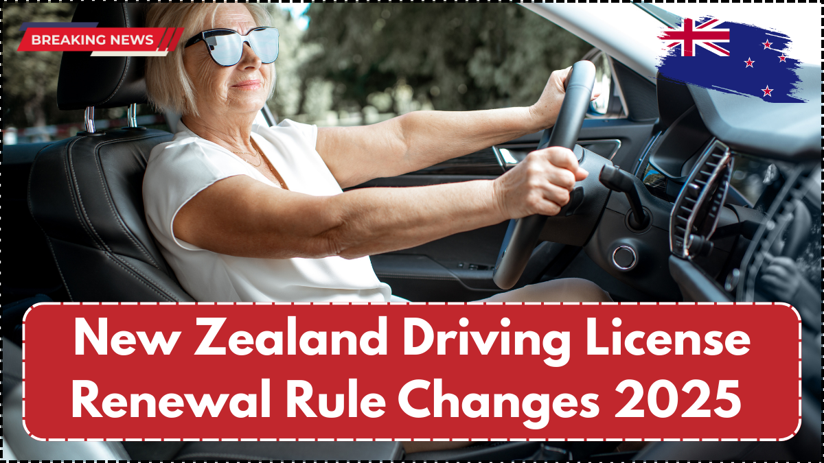 New Zealand Driving License Renewal Rule Changes 2025 for Seniors Aged 65+