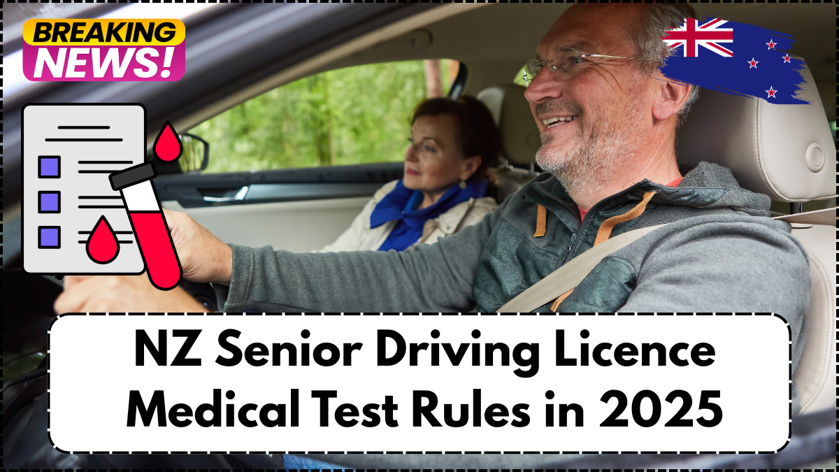 NZ Senior Driving Licence Medical Test Rules in 2025