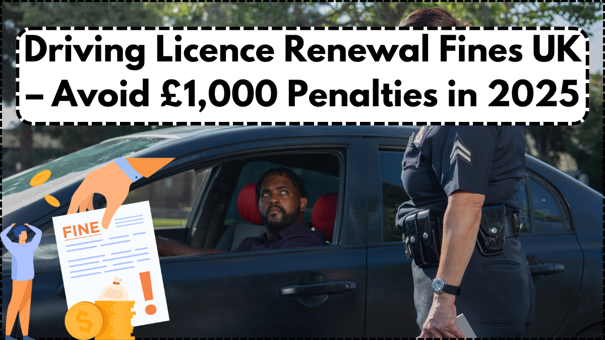 Driving Licence Renewal Fines UK – Avoid £1,000 Penalties in 2025
