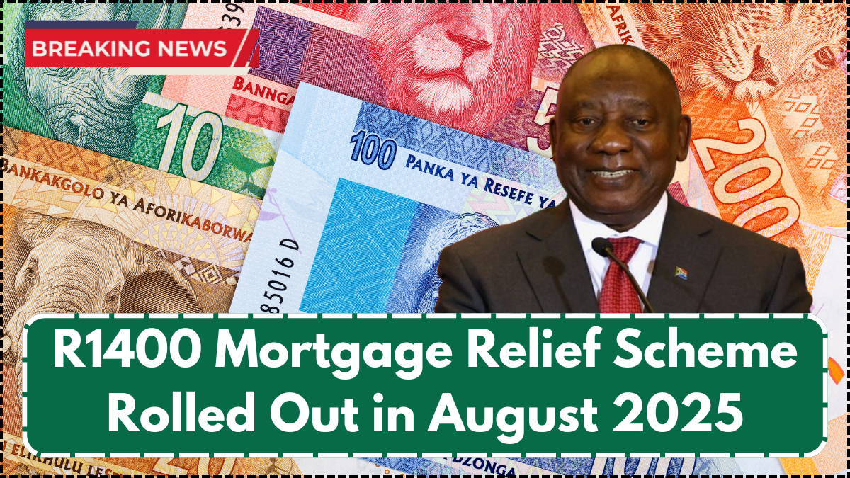 R1400 Mortgage Relief Scheme Rolled Out in August 2025 – Eligibility & Application Info