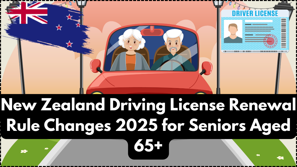 New Zealand Driving License Renewal Rule Changes 2025 for Seniors Aged 65+
