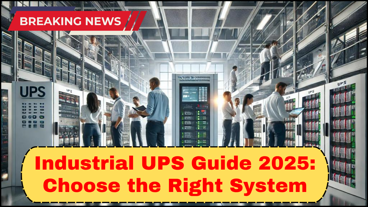 Industrial UPS Guide 2025: Choose the Right System